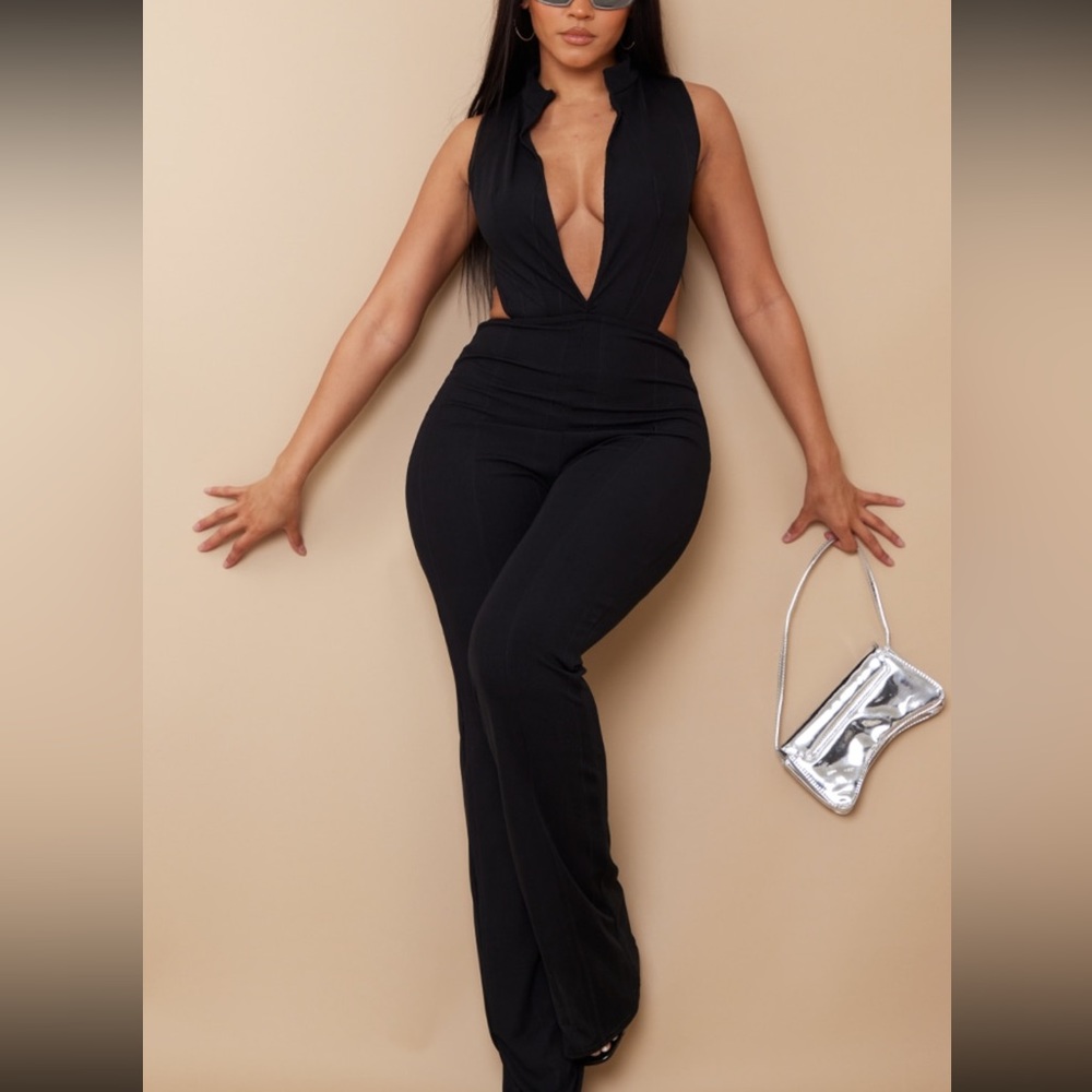 Pretty Little Thing Black Jumpsuit